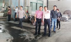 无锡华侨公墓领导莅临js3333线路检测中心参观指导