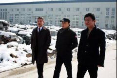 福寿园国际集团组团踏雪来访，浙江js3333线路检测中心赢盛赞