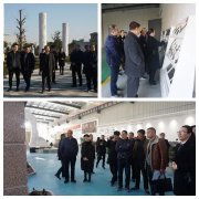 湖州市殡葬协会会员单位各级领导莅临js3333线路检测中心参观