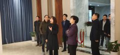 1月末，两地领导赴浙江js3333线路检测中心视察工作